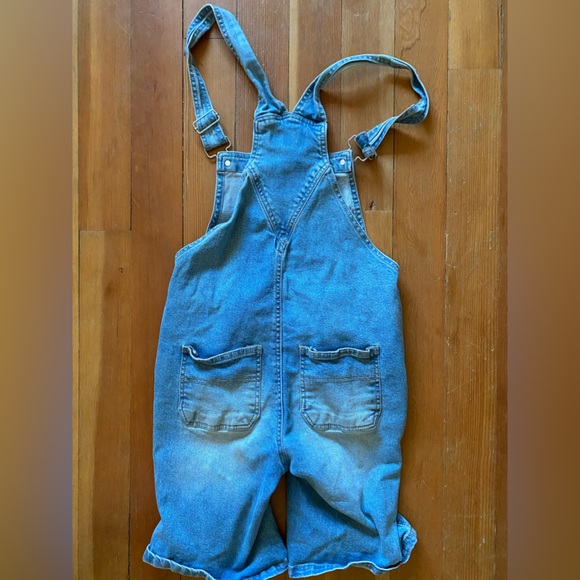Indigo Rein Shorts Overalls - Picture 3 of 3